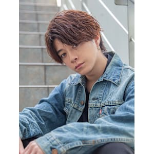 【小久保style】メンズカットツーブロックツイストウルフ