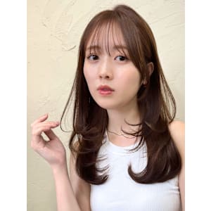 顔まわりカット/前髪/似合わせカット/レイヤーカット/銀座