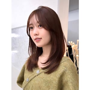 顔まわりカット/前髪/似合わせカット/レイヤーカット/銀座