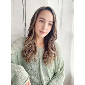 20代30代40代　透明感・ツヤ髪×かきあげリバース 