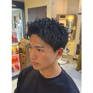 メンズショート/大人スタイル/刈り上げ/スパイキーショート