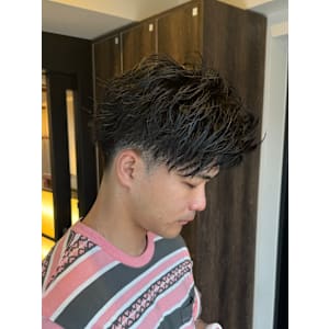 メンズパーマ/ショート/刈り上げ/ツーブロック