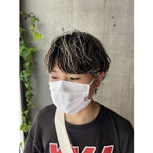 シャドウパーマ 韓国スタイル メンズカット 原宿 表参道