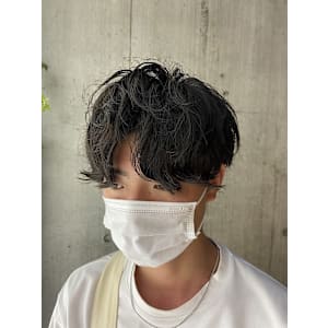 シャドウパーマ 韓国スタイル メンズカット 原宿 表参道