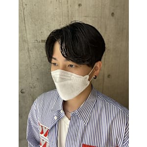 韓国風カルマパーマ 韓国スタイル メンズカット 原宿 表参道