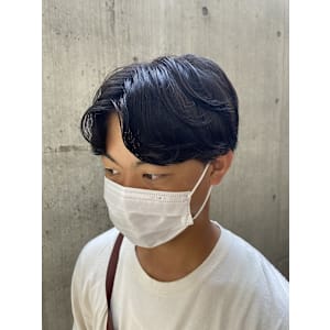 韓国風カルマパーマ 韓国スタイル メンズカット 原宿 表参道