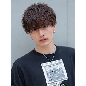 【小久保style】メンズカットツーブロックツイストウルフ