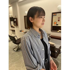 【Look at】切りっぱなしボブ地毛風透明感