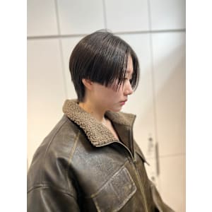 ダークアッシュ/ハンサムショート/ショート