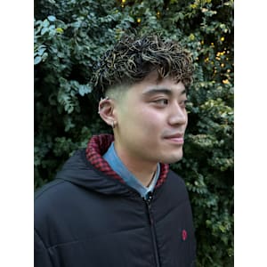 ハイライト/メンズパーマ/スペインカール/メンズブリーチ