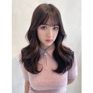  lavender cocoa brown×大人気韓国レイヤ