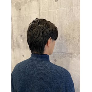 襟足あり×ツーブロック