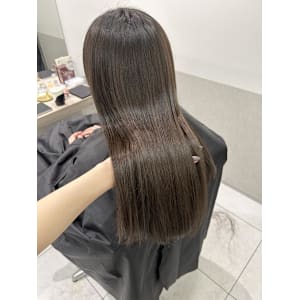 やわらかカラー/透明感カラー/オリーブブラウン