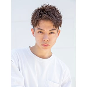 【小久保style】メンズカットツーブロックツイストウルフ