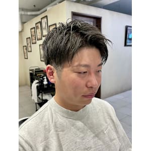 【30代男性】ロンドンツーブロアップバング（大宮/バーバー）