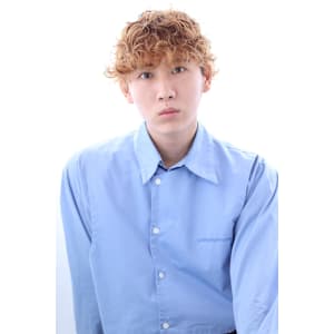 20代30代40代韓国マッシュモテるメンズスパイラルパーマ