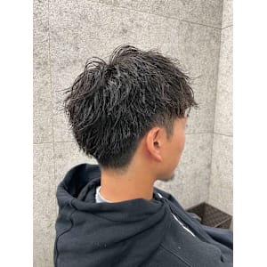 メンズカット スパイラルパーマ