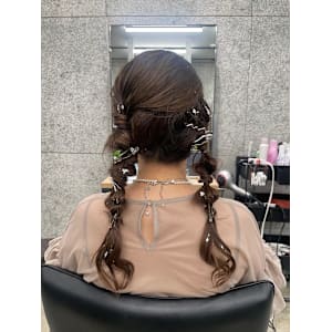 ヘアセット、ヘアアレンジ