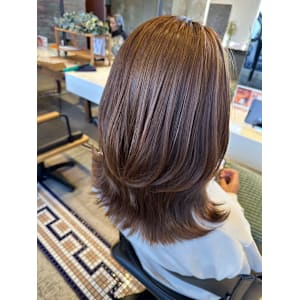 髪質改善/オージュア/デザインカラー/くびれヘア/ブラウン系