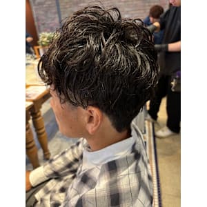 メンズパーマ/ソフトスパイラル/おしゃれパーマ/手入れ楽ちん