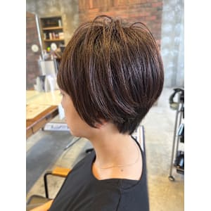 骨格補正カット/大人ショート/美シルエット/お手入れ楽ちん
