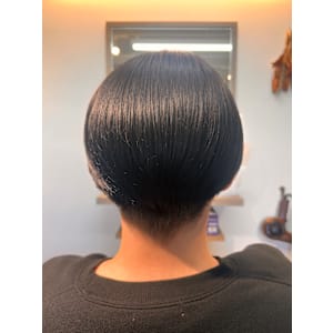 黒染め　ショート　トリートメント