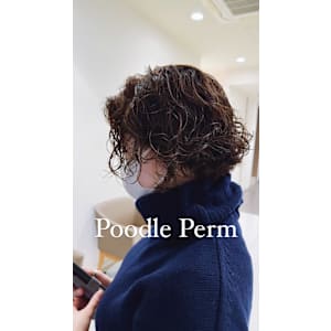 ボブパーマ/プードルパーマ/外国人風パーマ