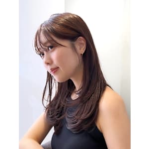 顔まわりカット/前髪/似合わせカット/レイヤーカット/銀座