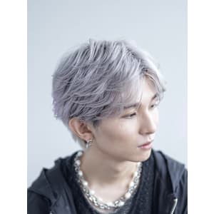 ホワイトブリーチフェザーショート