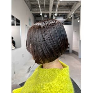 前下がりのグラデーションボブ◎