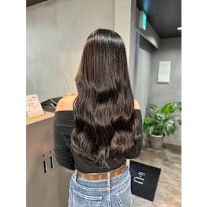 艶髪　巻き髪　地毛風カラー