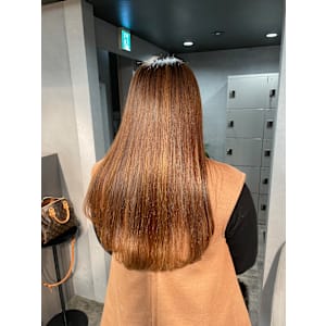 美髪ストレート ナチュラルベージュ