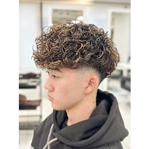 外国人風ハイライトスペインカール