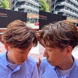 【毛流れフェザーパーマ】