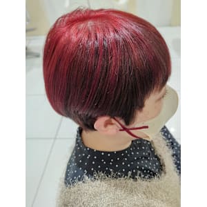 ショート×アンブレラカラー《チェリーレッド》 - AVENIR 我孫子店【アブニールアビコテン】掲載中