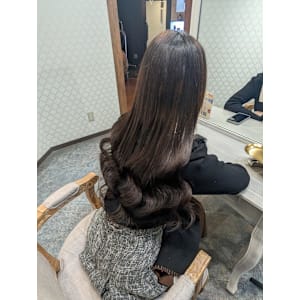 王道ロングでチュルチュルスタイル