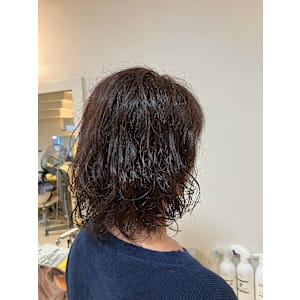 ミディアムマッシュレイヤーウェーブ - 美容室Stella【ステラ】掲載中