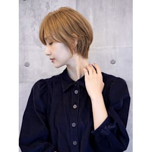 20代30代40代/くびれショート/グレージュ/清澄白河