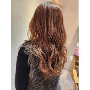 ベージュ　ロング