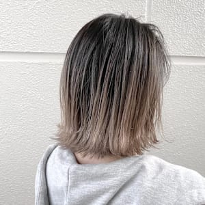 【外国人風グラデーションカラー】立体感／透明感