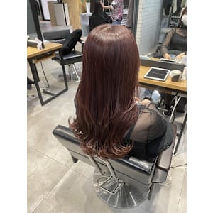 ピンクブラウンカラー