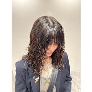 ミディアムパーマ