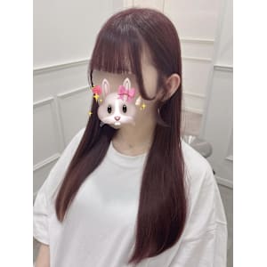 ぱっつん前髪×流しバング×S字後れ毛＊まゆ