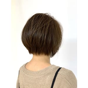 大人可愛い大人美人くすみカラーアッシュグレーベージュ