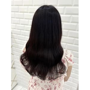 ブリーチなしラベンダーブラックピンク＊まゆ