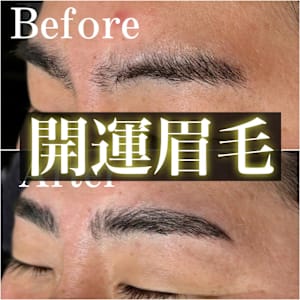 【メンズ】開運眉毛