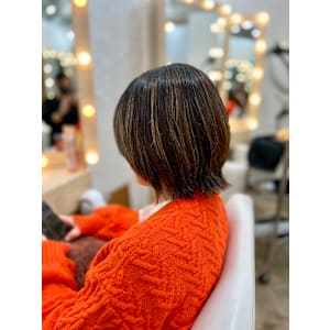 【小林カナ】簡単スタイリングのショートウルフカット☆