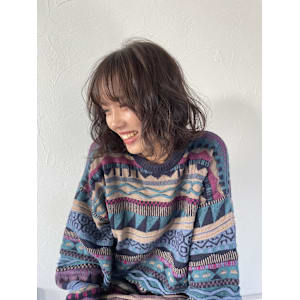 ［風花］冬に可愛いニュアンスボブパーマ