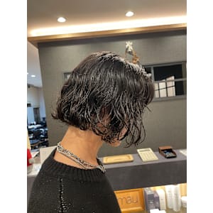 メンズボブパーマ