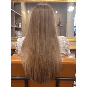 髪質改善ストレート　内部補修トリートメント　スーパーロング